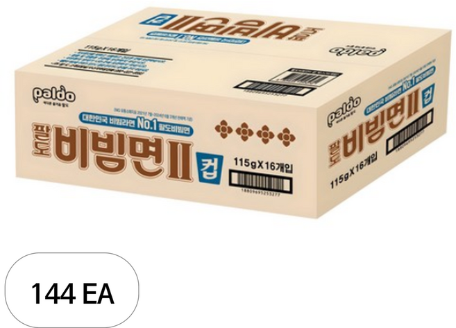 팔도비빔면 컵 115g, 144개