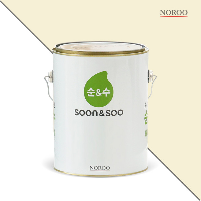 노루페인트 순앤수 KS 친환경 수성페인트 내부용 벽지 벽면 4L 무광, NR7077, 1개