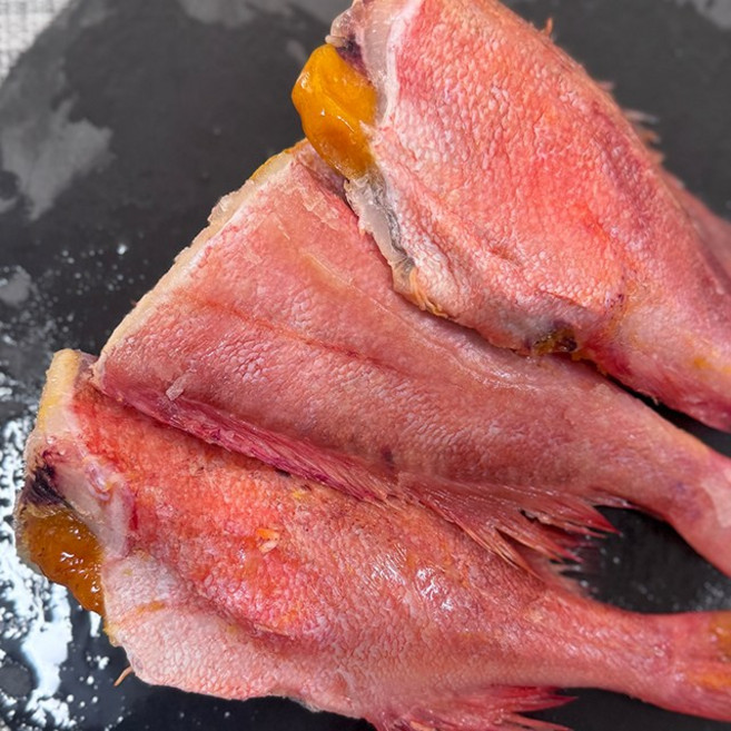 잡은 직후 바로 손질 급냉 두절 볼락, 3개, 130g 내외