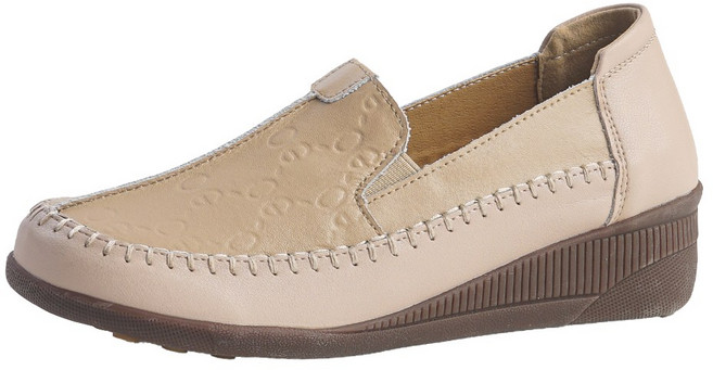 올리 소가죽 키높이 슬립온 6cm