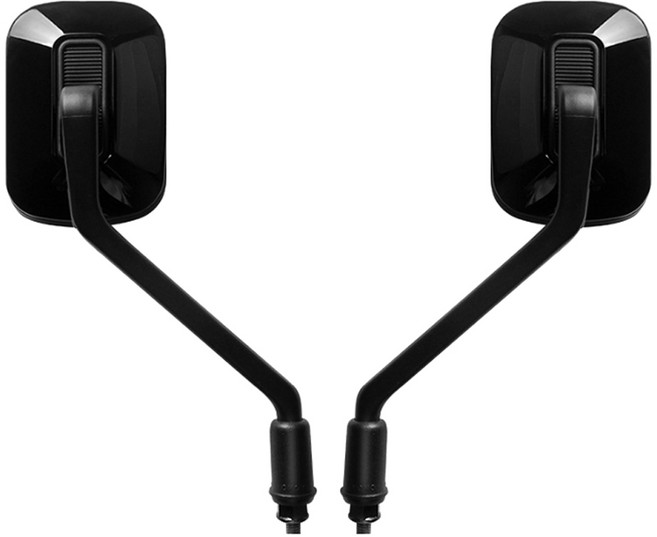 데일리쇼핑 오토바이 사각 컬러 백미러 좌우세트 사이드미러 거울 스쿠터 튜닝 사각지대 크롬백미러, 1세트