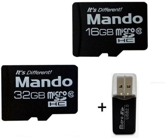 만도 정품 메모리카드 32G 64G 카드리더기포함, 1개, 32GB