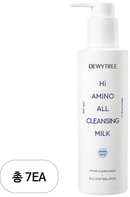 듀이트리 하이 아미노 올 클렌징 밀크, 200ml, 7개