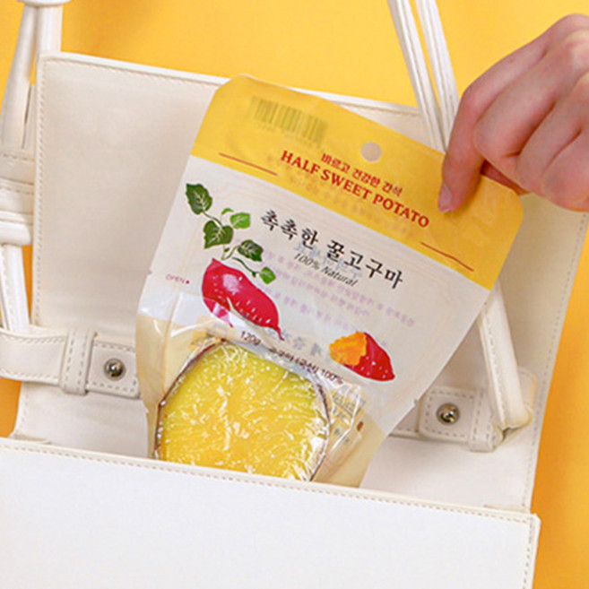 국내산 쪄서나온 촉촉한 꿀 고구마 슬라이스, 10개, 120g