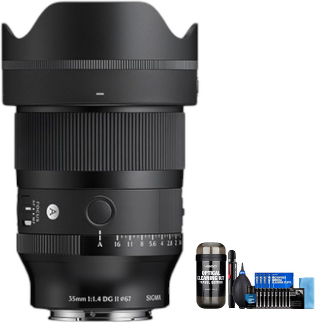 [SIGMA] 정품 시그마 A 35mm F1.4 DG II 소니 FE + 비스고 클리닝 키트 / ENJ