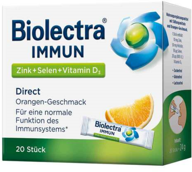 바이오렉트라 Biolectra 이뮨 다이렉트 펠릿, 1개, 20회분