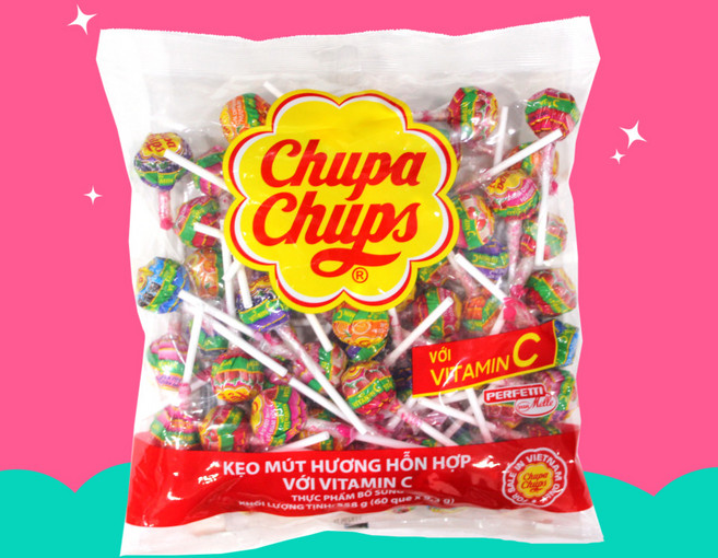 사랑가득~ 사탕가득~ 츄파춥스 558g (9.3g x 60개) 선물세트 (6가지맛 랜덤), 1개