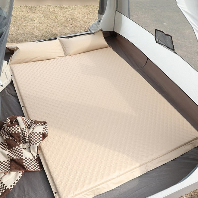 초경량 캠핑 에어매트 5cm실내 매트 차량용 매트 KSA-107, 베이지