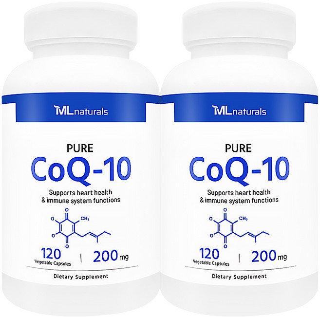 [미국빠른직구] 신제품 마이라이프 내추럴스 코큐텐 CoQ-10 200mg, 120정, 2개