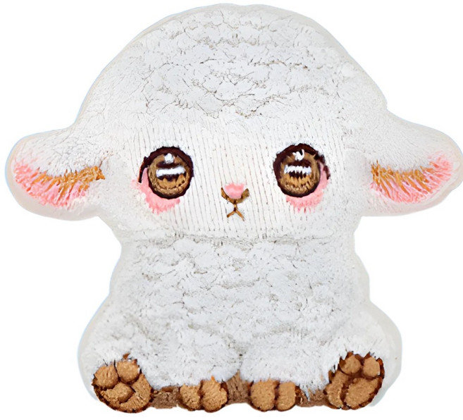 비브랜드 12 띠 접착식 와펜 동물 자수 패치, 3개, 양