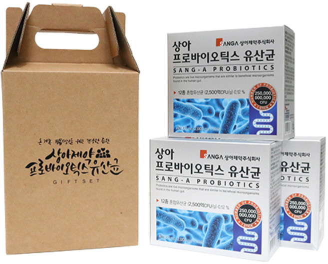 상아제약 프로바이오틱스 유산균 선물세트 3개월분, 30g, 1개