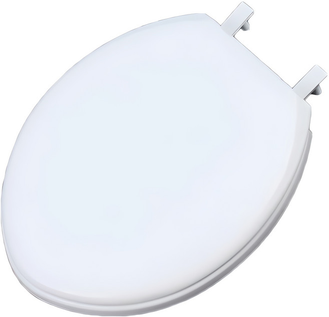 또바기닷컴 하드 변기커버 O형, 화이트, 1개