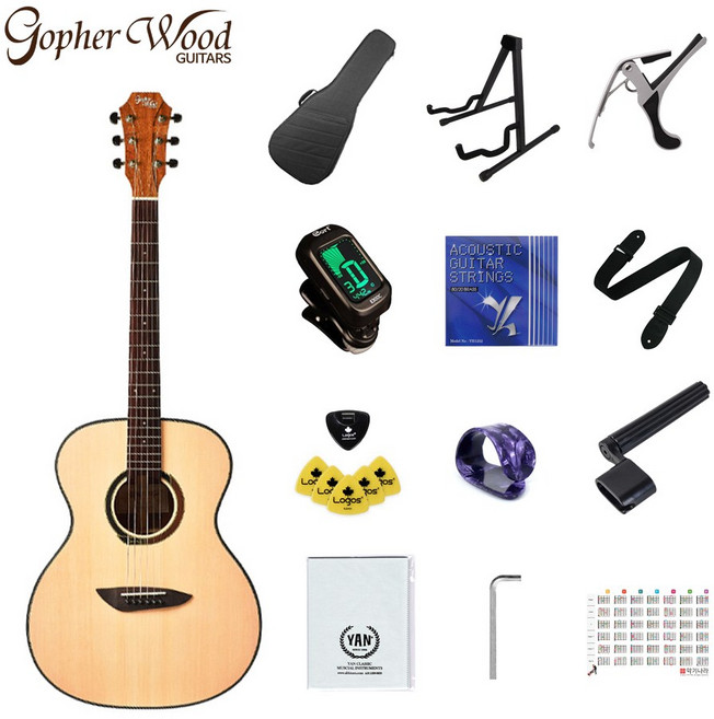 고퍼우드 통기타 G110 +사은품12종, G110 무광, 1개