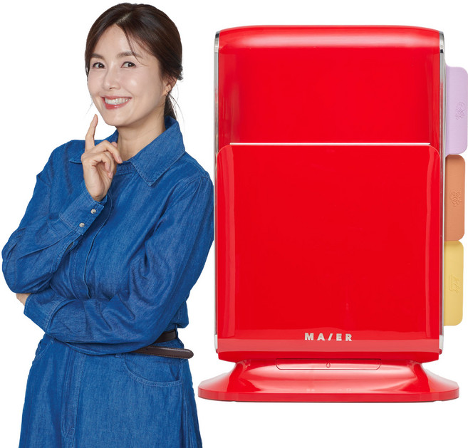 [마이어] 듀얼 UV 열풍건조 도마살균기 (+TPU도마 3종 증정) / MAIER CK3009 신애라 칼 도마 식기 소독기, CK3009(레드)