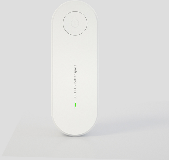 StarGlow휴대용 미니 공기청정기 음이온 탈취 공기정화 차량용 사무실용, 하얀색, 1개