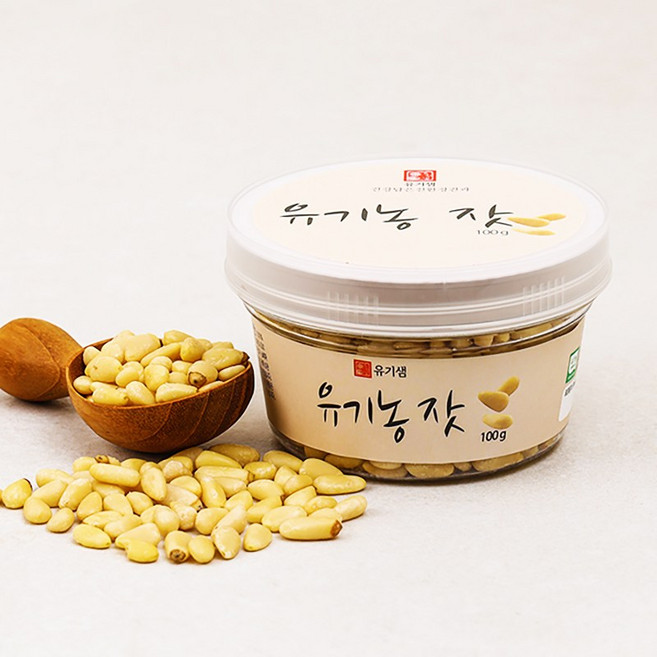 25년햇견과- 국산 유기농 잣 100g (임산부 견과), 1개