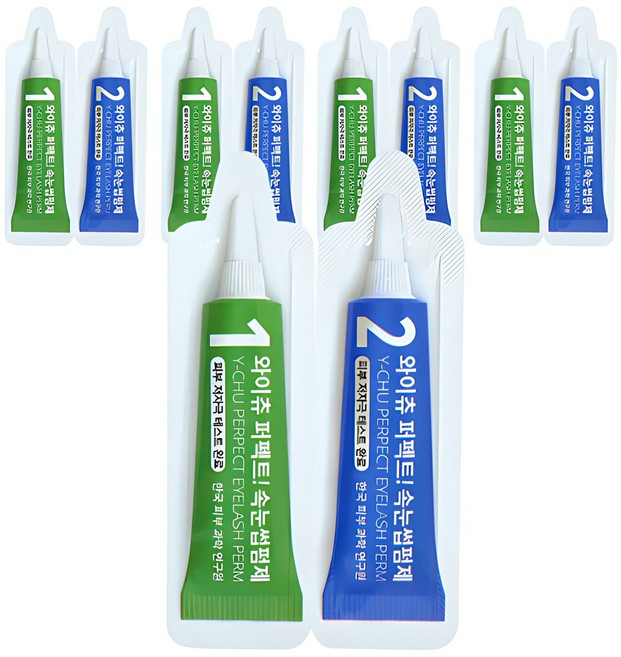 와이츄 시즌3 퍼펙트 속눈썹펌제 1제 + 2제, 2g, 5개