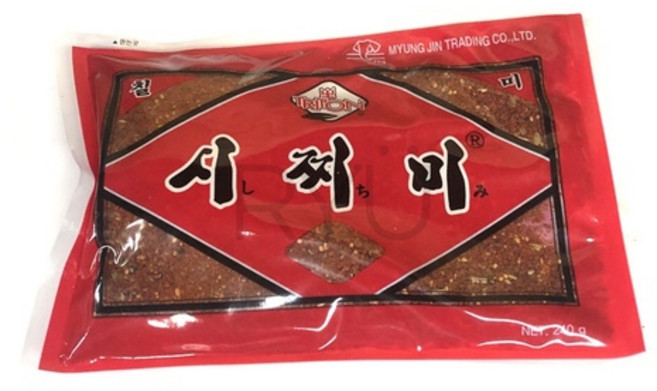 명진 시찌미 시치미 240g 국산 우동위에뿌리는 장어덮밥 단무지무침 소바, 1개