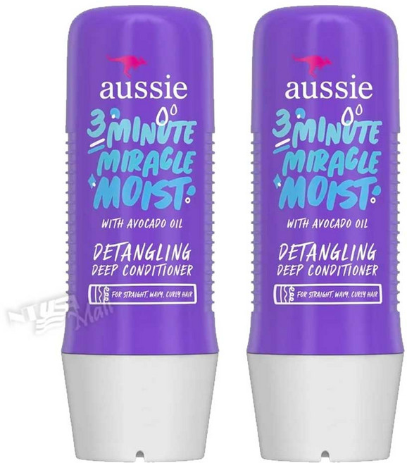 [1+1]오지 3분 미라클 모이스트 딥 컨디셔너 236ml AUSSIE 3 MINUTE MIRACLE MOIST DETANGLING DEEP CONDITIONER