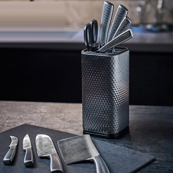 공중파 홈쇼핑 완판! ALL 스테인리스 물빠짐 규조토 칼블럭 6종세트(중식도-식도-과도-곡선도-가위-나이프 홀더), 1세트, 중식도-식도-과도-곡선도-가위-나이프 홀더