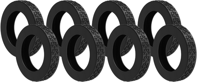 2026 프리미엄 캐리어바퀴보호 실리콘 커버 대 중 소 사이즈, 블랙, 1세트