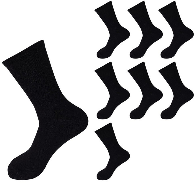 비바슈슈 남성용 밴드조임없이 편안한 무압박 당뇨 면양말 8켤레