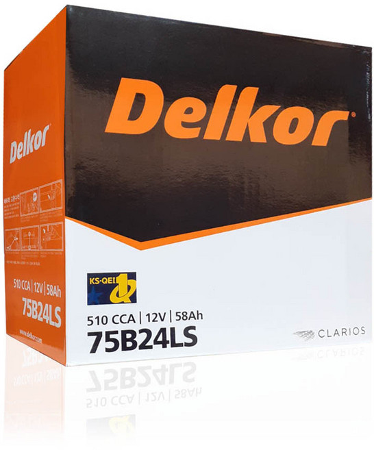 델코 75B24LS 자동차배터리 반납 (내 차 밧데리 확인 필수) 혼다 CR-V HR-V S2000 시빅 자동차밧데리, 델코75B24LS_공구대여_폐전지반납, 1개