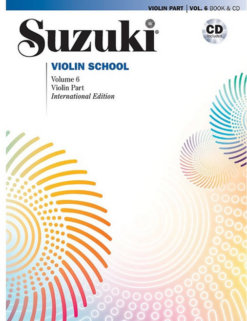 鈴木小提琴教本 第1 8冊 (附CD) Suzuki Violin School Vol.1 亞洲版, 鈴木小提琴教本 第6冊 (附CD)
