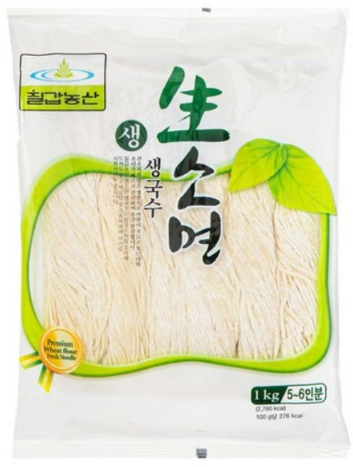 칠갑농산 생소면, 1g, 10개