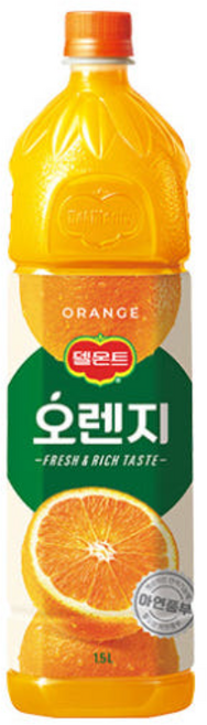 델몬트 오렌지주스100 1.5L 롯데칠성, 1개