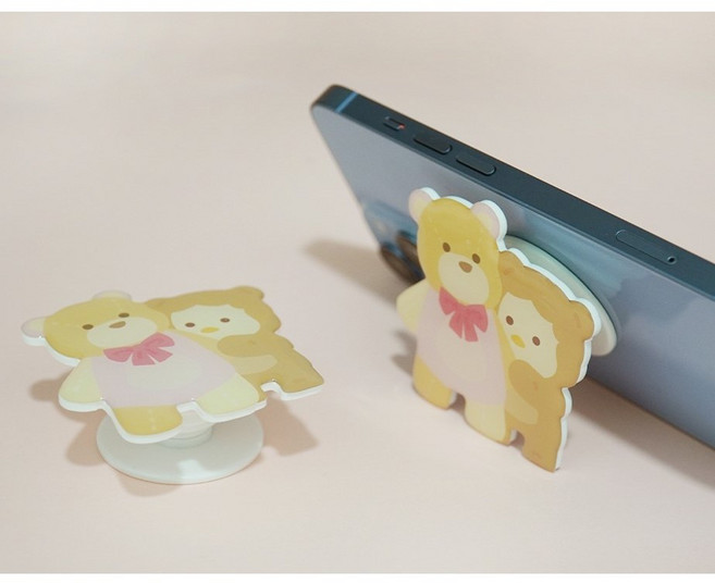 젤리크루 망상리토끼 하트쿠키 곰머그톡 캔디톡 하트탄붕이그립톡 핑크곰톡 현타토끼톡 꽃카톡 에어팟톡 밤톨톡 달붕이톡, 1개