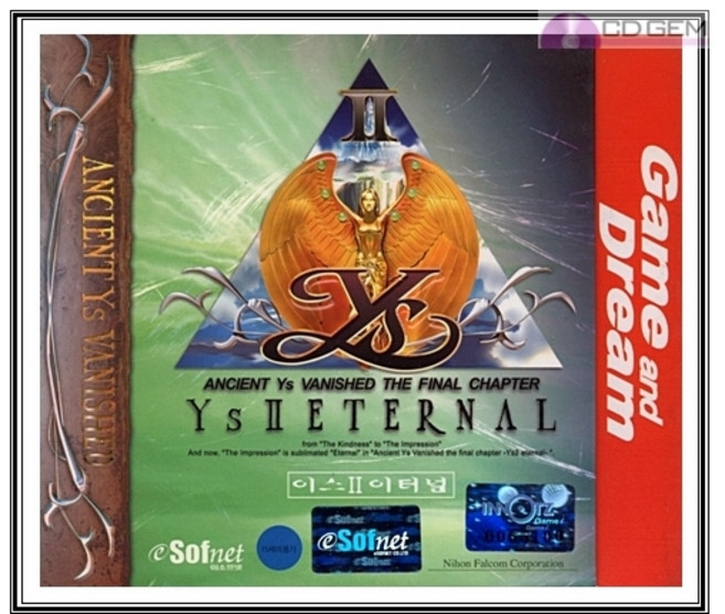 PC주얼 / 이스 2 이터널 / Ys 2 Eternal