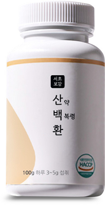 서초보감 산백환 산약백복령환 산약 백복령 지황 옥죽 만삼, 1개, 100g