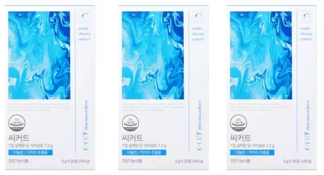 씨커트 케어 c-cut 씨컷트 추출물 시커트 시컷트 치커리 배변 혈당 3개 DJ, 1개, 5g