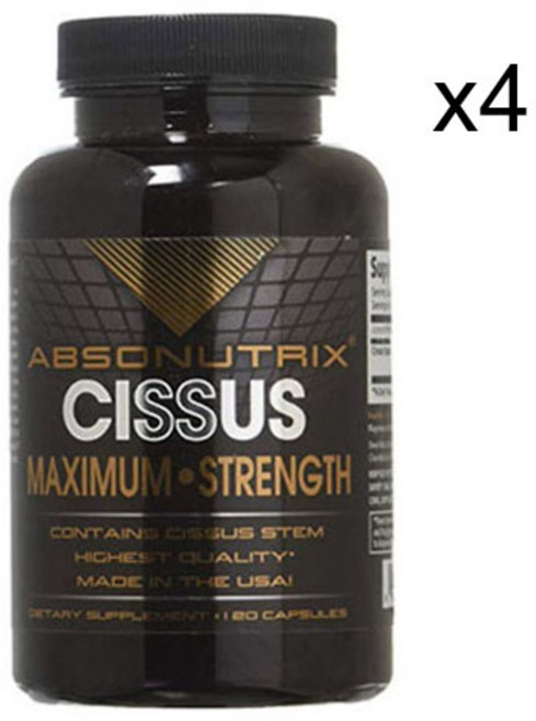 Absonutrix 앱소뉴트릭스 시서스 가루 분말 1600mg 120 캡슐 4병, 120정, 4개