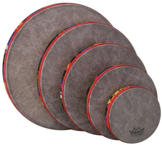 Remo Kids 핸드 드럼셋 5개(6 8 10 12 14) KD-0500-01, 1개