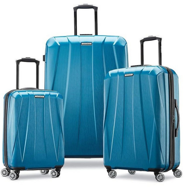 Samsonite 센트릭 2 하드사이드 확장 스피너 휠 캐리어 카리브 블루 2개 세트 (20/24)_156736