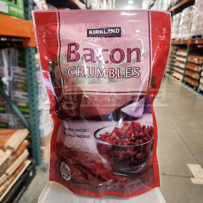 커클랜드 베이컨 크럼블스 후레이크 다진 베이컨칩 크럼블드 코스트코, 567g, 1개