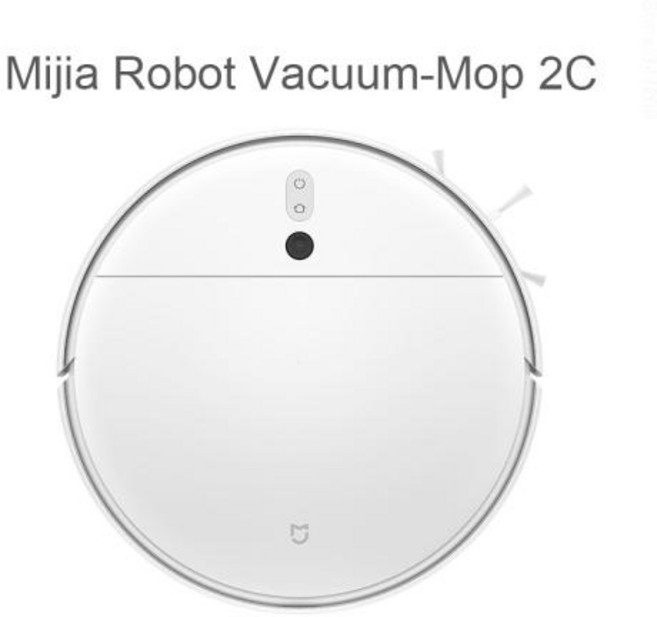 XIAOMI MIJIA 2C 로봇 진공 청소기 걸레 가정용 청소 먼지 살균 2700PA 사이클론 흡입 세척 걸레 스마트 계획, Mop 2C+AU, 4)2C