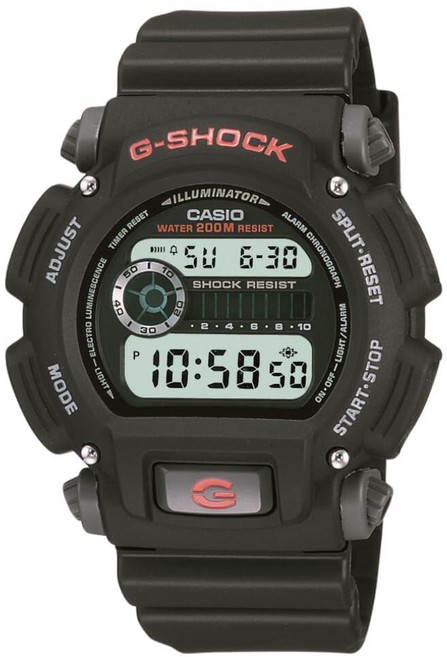Casio G-Shock 쿼츠 시계 나일론 스트랩 그레이 24 (모델: DW9052V-1)