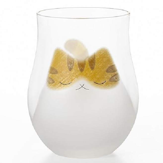 아데리아 마이 패밀리 텀블러 M 고양이유리컵 340ml