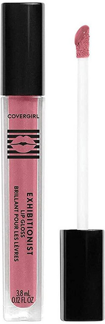 COVERGIRL Exhibitionist 립글로스 쇼트 체인지 하이글로시 크림 2.9ml(0.99액량 온스) 립글로스 샤이니 립글로스 핑크 립글로스 모이스처라이, CHEEKY