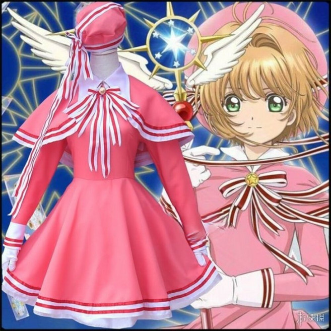 WULA 烏拉 庫洛魔法使小櫻cos服裝 110cm