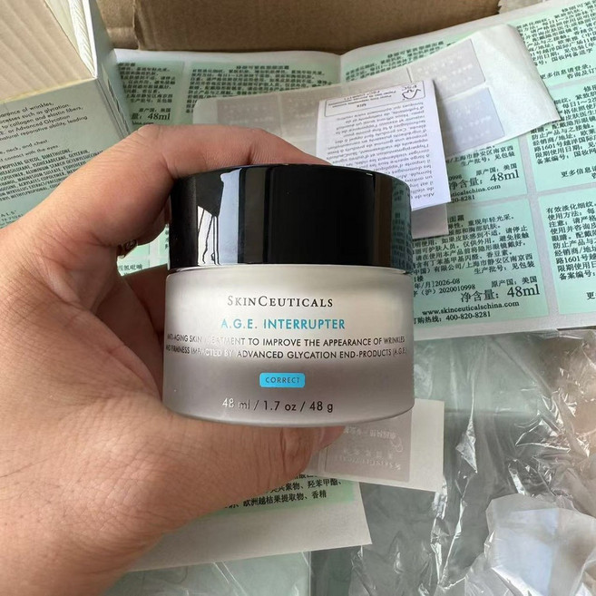 SKINCEUTICALS A.G.E. INTERRUPTER 抗皺緊緻修護面霜, 1個, 年齡面霜 48ml, 48ml