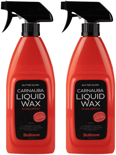 불스원 카나우바 고광택 왁스 600ml X 2개