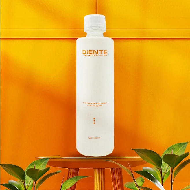 디엔테가글 무알콜 약산성 프로폴리스 가글 입냄새 구취 구내석 치태 제거, 1세트, 500ml - 쿠팡