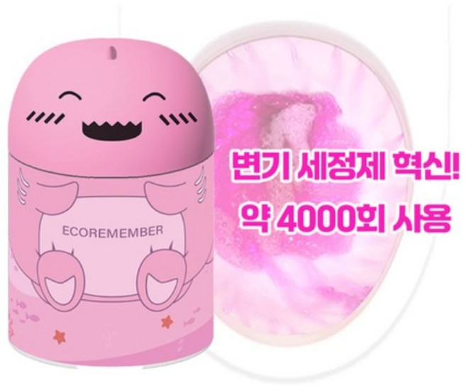 에코리멤버 상어 변기세정제 고체형, 700ml, 1개