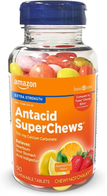 아마존 Antacid 750mg 90정, 1개 - 쿠팡