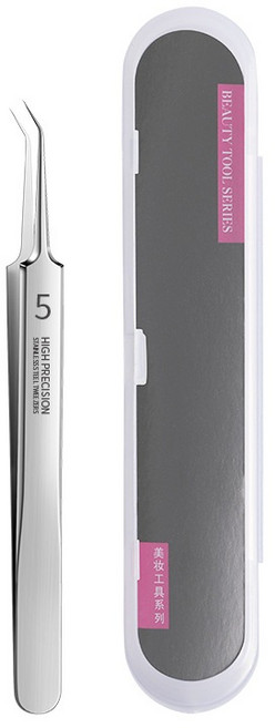 不鏽鋼粉刺夾 黑頭粉刺調理美容工具, 01.5號斜夾