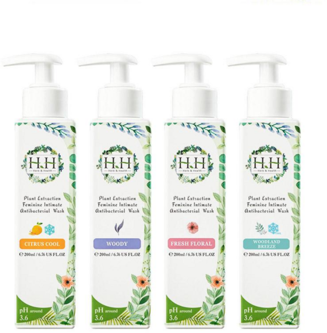 HH 私密植萃潔淨露 沁涼玫瑰 女性私密護理 200ml, 1件, 潔淨露(200ml)-沁涼玫瑰, 249g